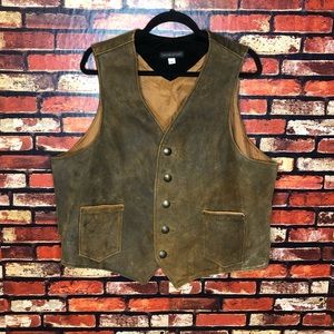 XL Texas Parks and Wildlife Vintage Leather Vest